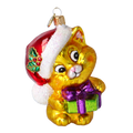 Earnest Gilded Guest | Hand-Painted Glass Ornament | Blubom 2020-023