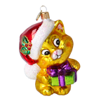 Earnest Gilded Guest | Hand-Painted Glass Ornament | Blubom 2020-023