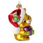 Earnest Gilded Guest | Hand-Painted Glass Ornament | Blubom 2020-023