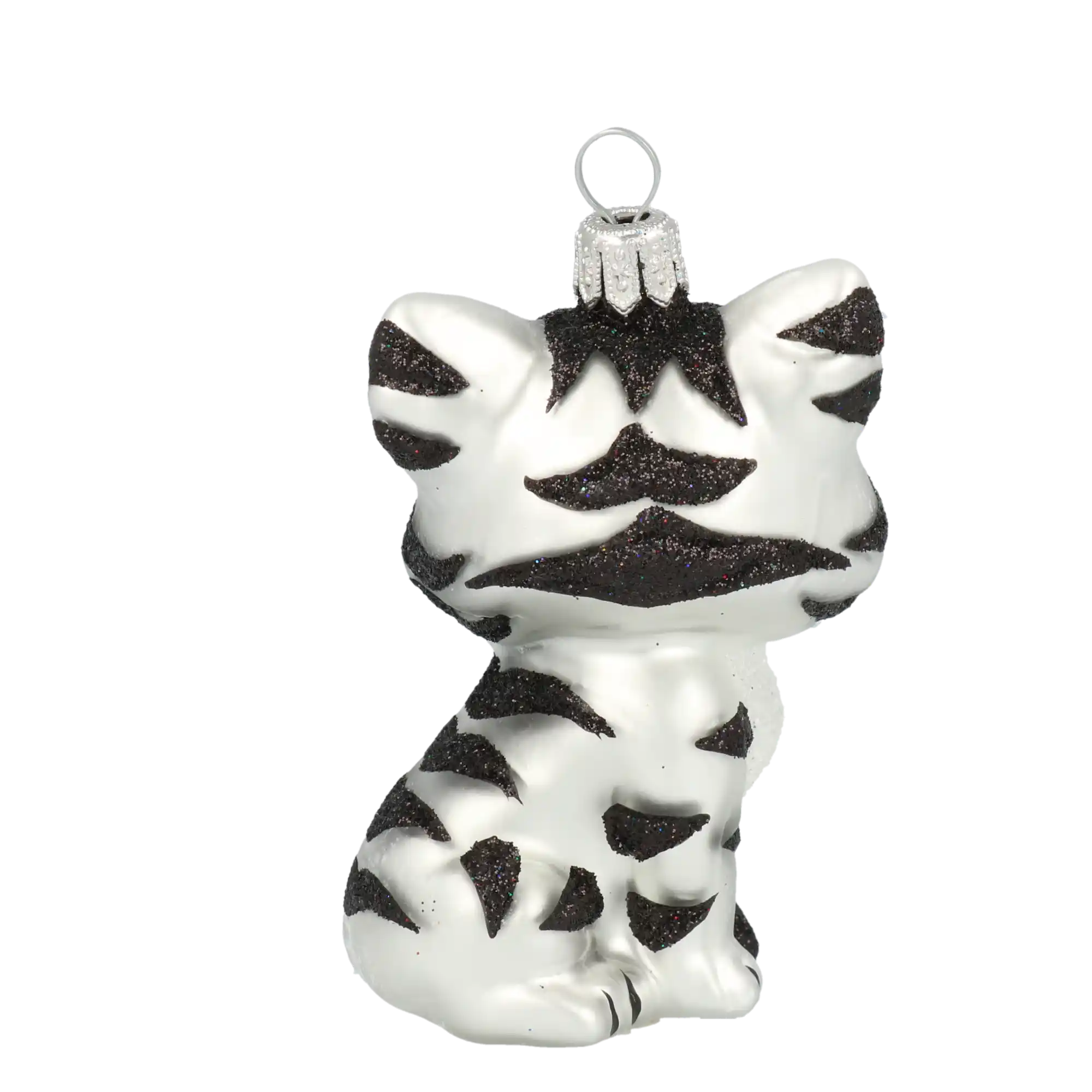 Mały Kotek w łatki Szklana Ozdoba Kot