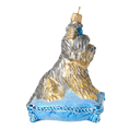Załaduj obraz do przeglądarki galerii, Yorkie Cutie Handmade Glass Christmas ornament Yorkshire Terrier 2020-040
