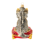 Noble Crimson Heir | Hand-Painted Glass Ornament | Blubom 2020-041
