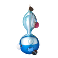 Załaduj obraz do przeglądarki galerii, Joyful Hare. Handmade Glass Christmas ornament. 2020-042
