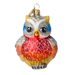 Plump Owl in Sunrise