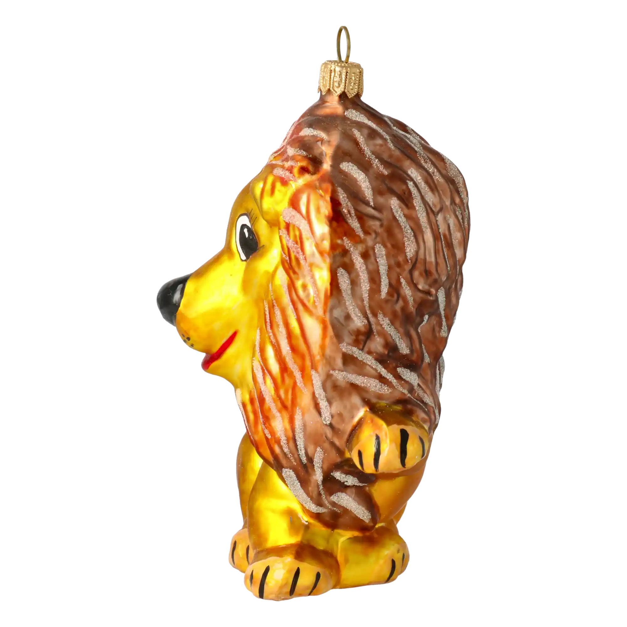 Lew Leo Król zwięrząt Szklana Ozdoba