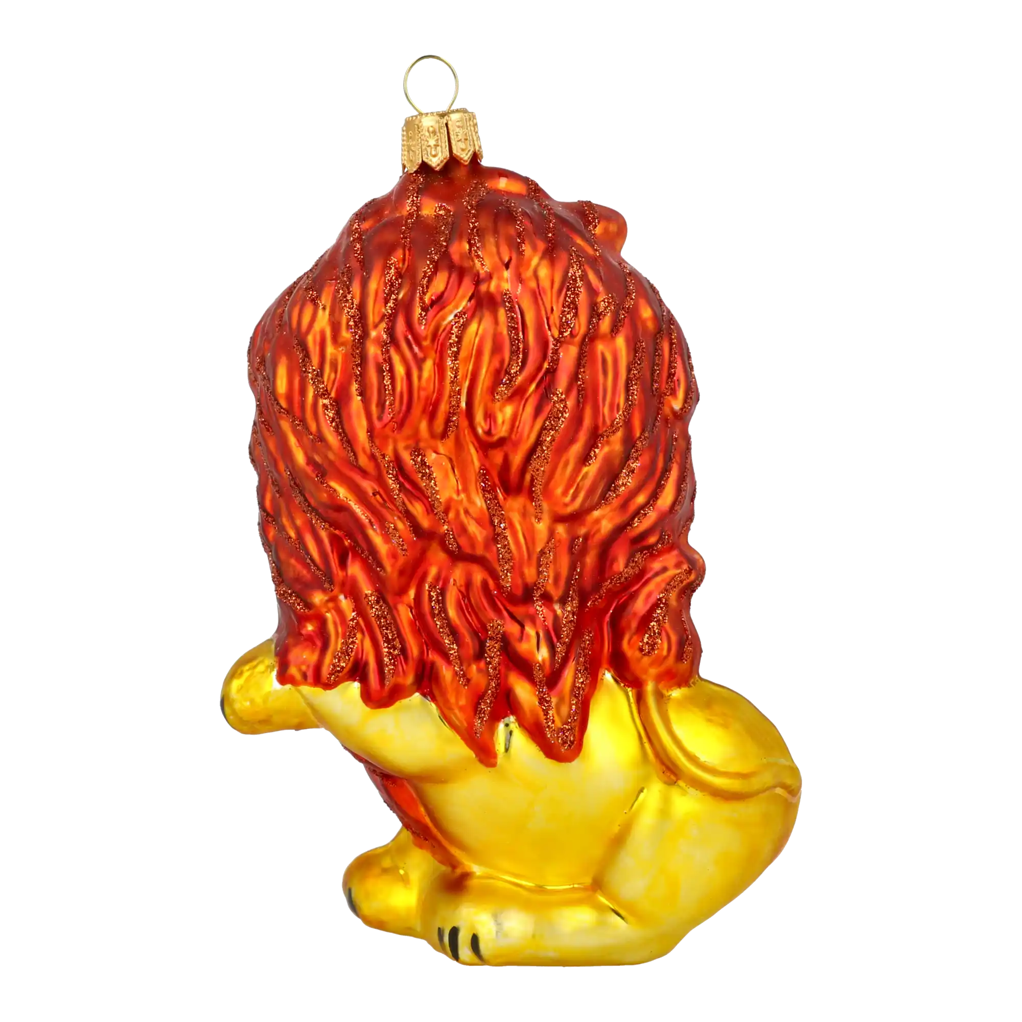 Młody Lew Leon Szklana Ozdoba Król Zwierząt