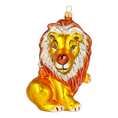 Załaduj obraz do przeglądarki galerii, Lew ze srebrną grzywą Król Zwierząt Szklana Ozdoba
