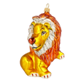 Load image into Gallery viewer, Golden Amber Lion Premium christmas glass ornament 2020-050

