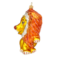 Load image into Gallery viewer, Golden Amber Lion Premium christmas glass ornament 2020-050
