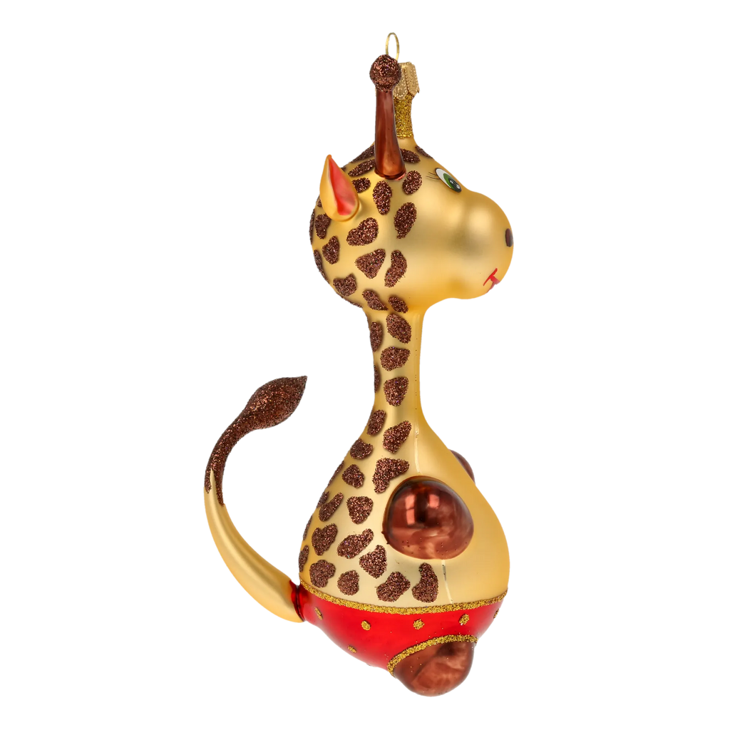 Jovial Voyager | Hand-Painted Glass Ornament | Blubom 2020-051