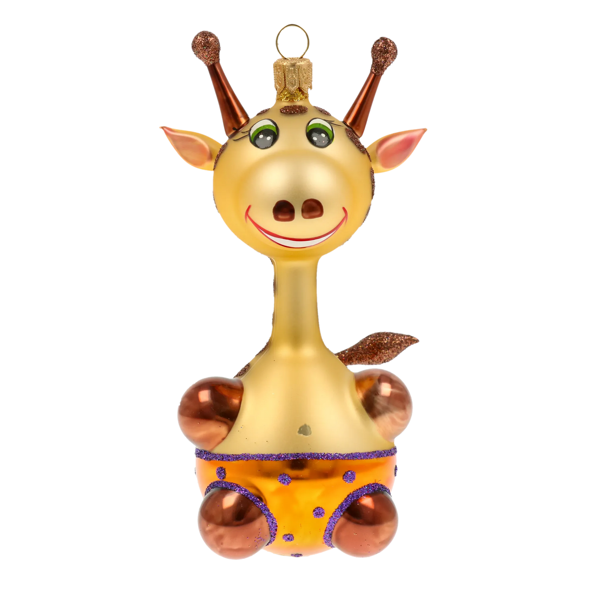Gentle Savanna Voyager | Hand-Painted Glass Ornament | Blubom 2020-052