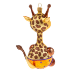 Gentle Savanna Voyager | Hand-Painted Glass Ornament | Blubom 2020-052