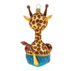 Jovial Azure Wanderer | Hand-Painted Glass Ornament | Blubom 2020-053