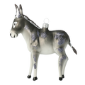 Steadfast Ash Burro | Hand-Painted Glass Ornament | Blubom 2020-055
