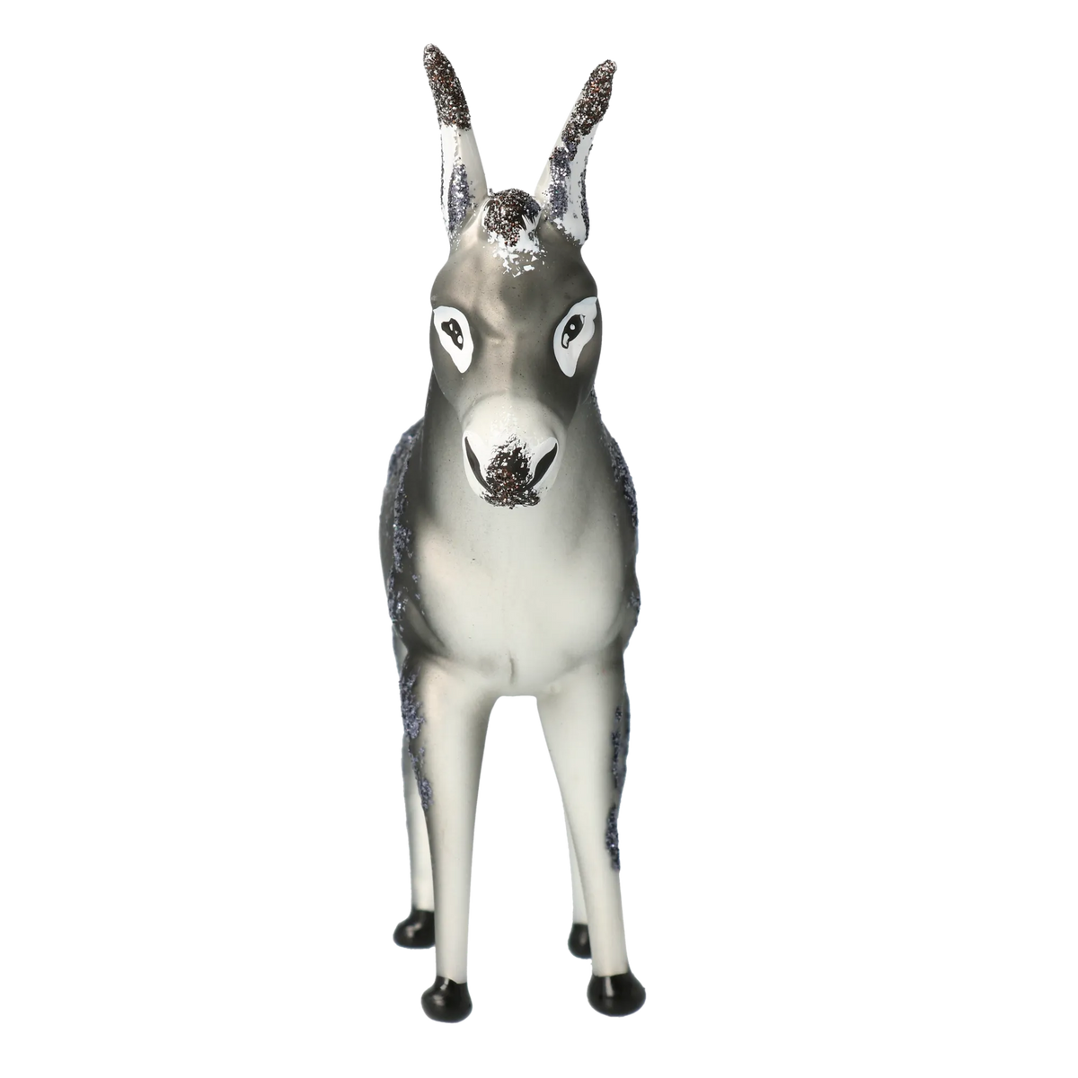 Steadfast Ash Burro | Hand-Painted Glass Ornament | Blubom 2020-055