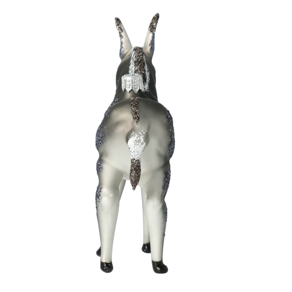 Steadfast Ash Burro | Hand-Painted Glass Ornament | Blubom 2020-055