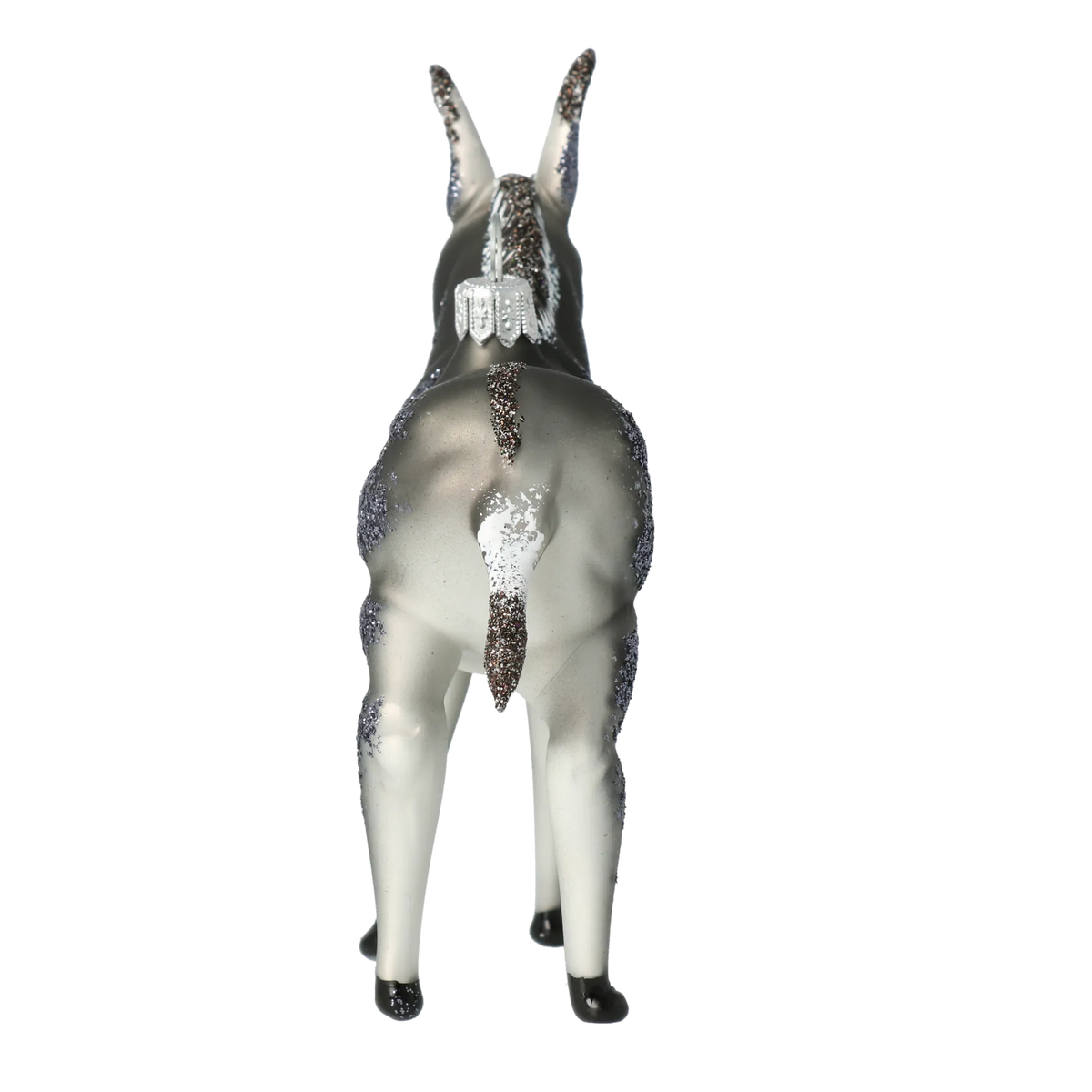 Steadfast Ash Burro | Hand-Painted Glass Ornament | Blubom 2020-055