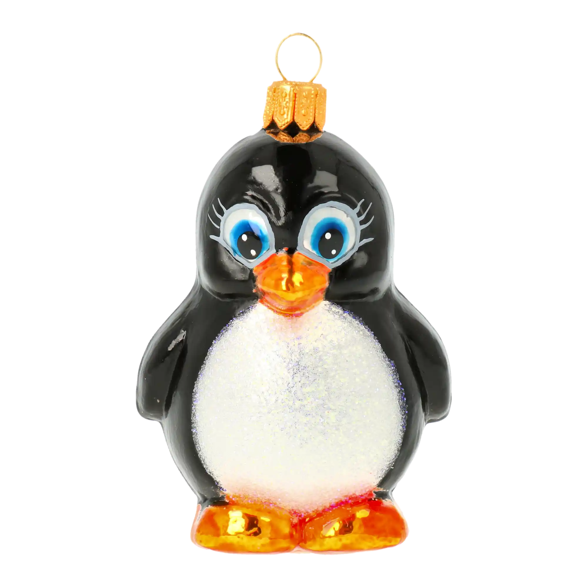 Pingwinek Szklana Ozdoba