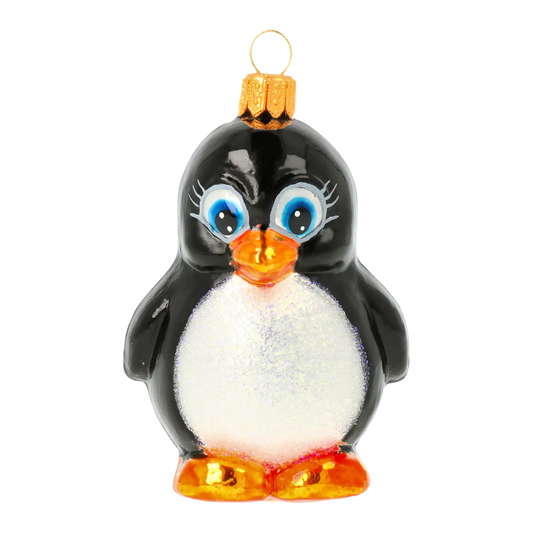 Pingwinek Szklana Ozdoba