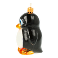 Load image into Gallery viewer, Midnight Frost Penguin Premium christmas glass ornament 2020-058
