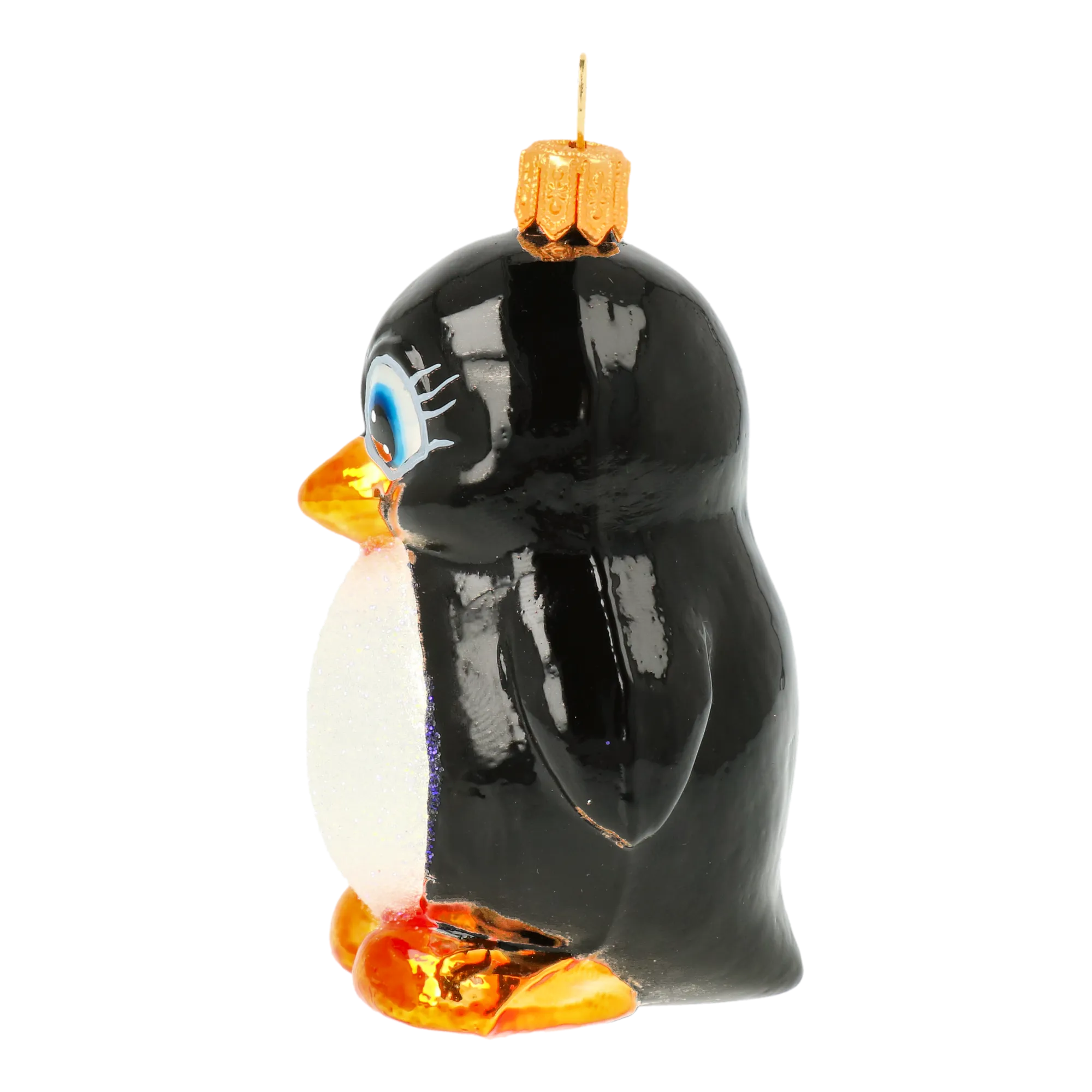 Midnight Frost Penguin Premium christmas glass ornament 2020-058