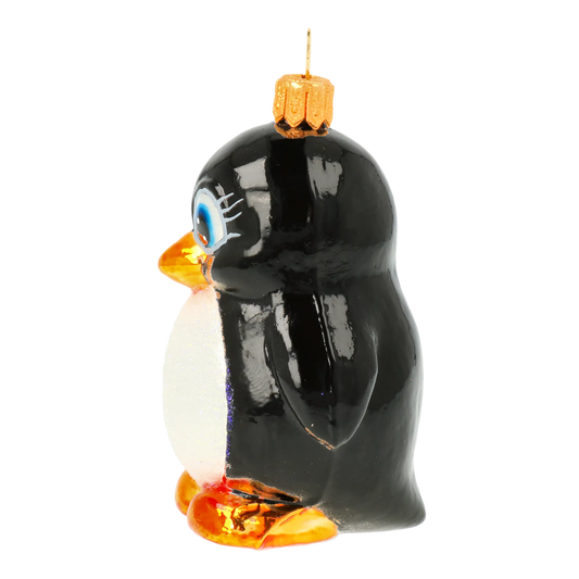 Midnight Frost Penguin Premium christmas glass ornament 2020-058