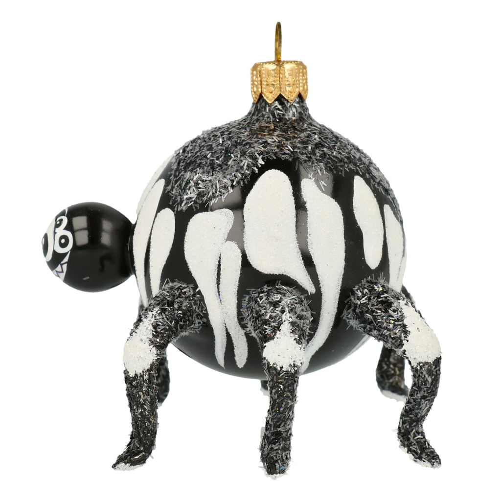 Wily Bone Weaver | Hand-Painted Glass Ornament | Blubom 2020-059