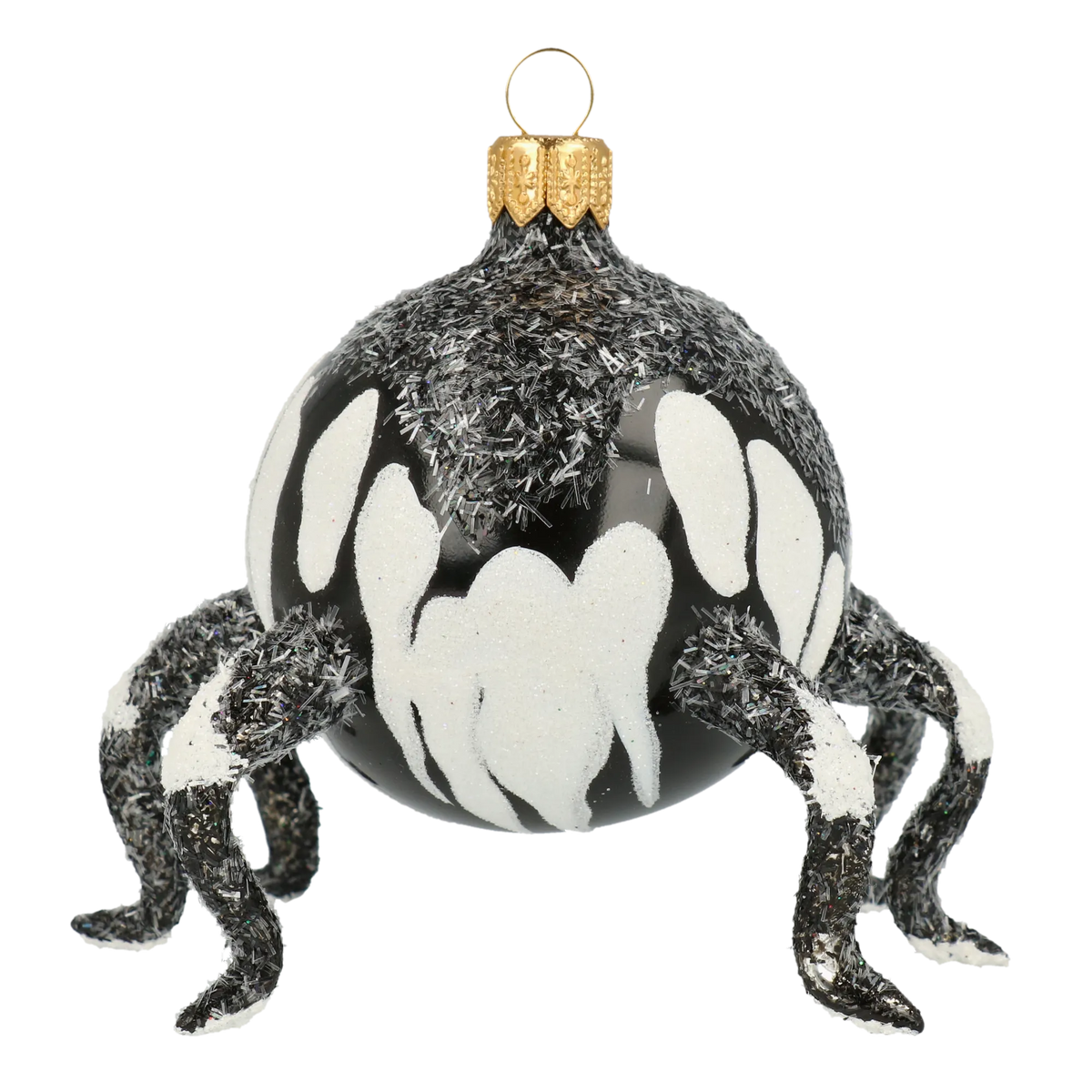 Wily Bone Weaver | Hand-Painted Glass Ornament | Blubom 2020-059