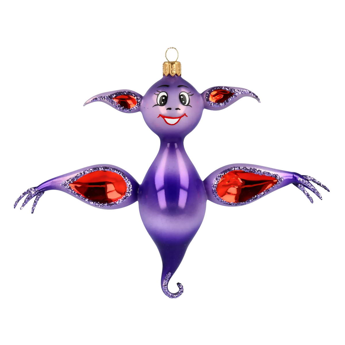Curious Nebula Voyager | Hand-Painted Glass Ornament | Blubom 2020-068