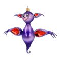 Załaduj obraz do przeglądarki galerii, Amethyst Midnight Bat Premium christmas glass ornament 2020-068
