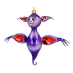 Curious Nebula Voyager | Hand-Painted Glass Ornament | Blubom 2020-068