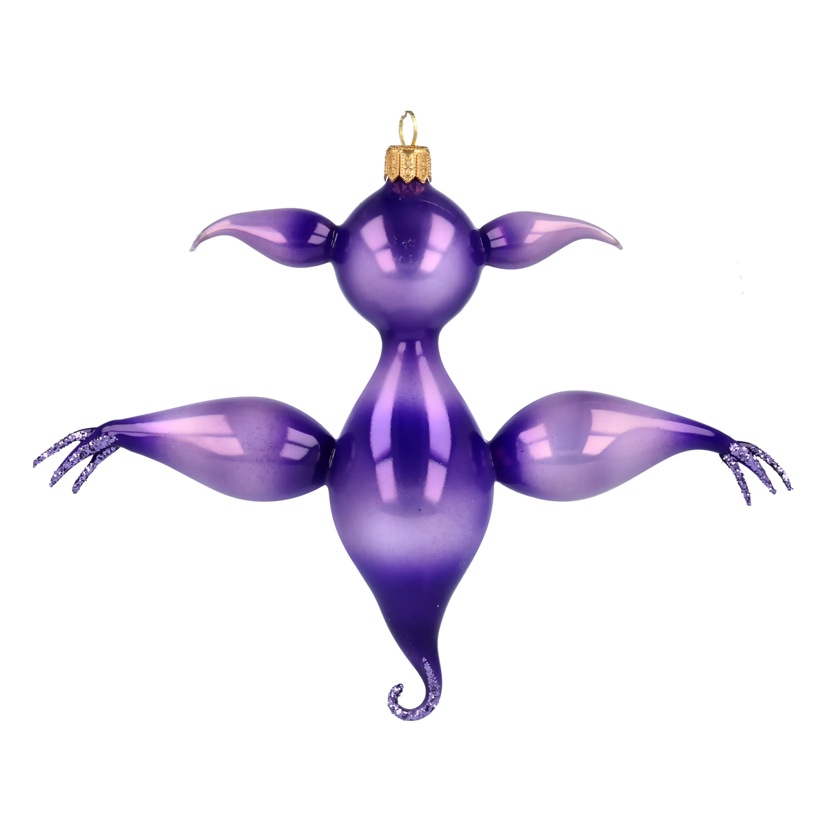 Curious Nebula Voyager | Hand-Painted Glass Ornament | Blubom 2020-068