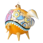 Gentle Meadow Muse | Hand-Painted Glass Ornament | Blubom 2020-071