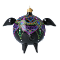 Załaduj obraz do przeglądarki galerii, Midnight Jeweled Piglet Premium christmas glass ornament 2020-075

