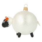 Gentle Amber Ram | Hand-Painted Glass Ornament | Blubom 2020-077