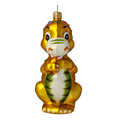 Inquisitive Sovereign | Hand-Painted Glass Ornament | Blubom 2020-082