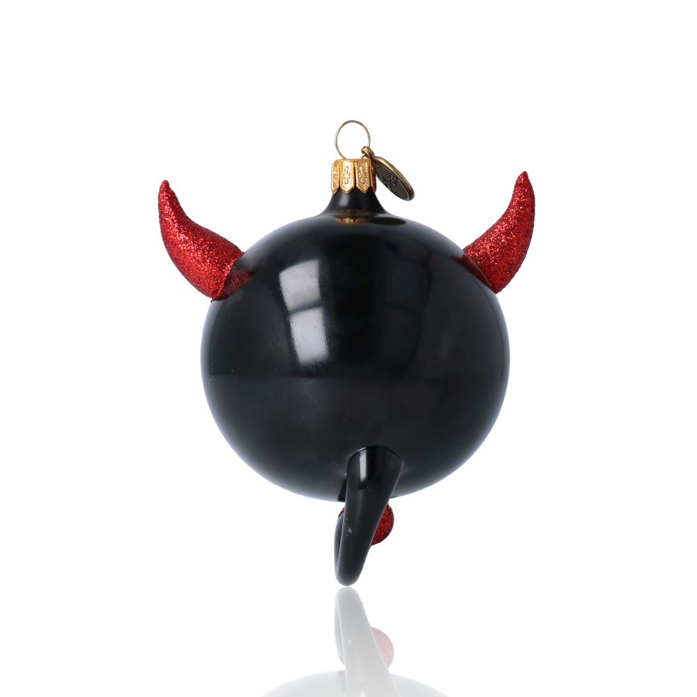 Wystraszony Diabełek Szklana Ozdoba Potworek – magia nocy w Twoim wnętrzu