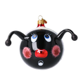 Załaduj obraz do przeglądarki galerii, Onyx Ladybird Premium christmas glass ornament 2020-096
