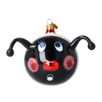 Astonished Midnight Voyager | Hand-Painted Glass Ornament | Blubom 2020-096
