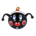 Załaduj obraz do przeglądarki galerii, Onyx Ladybird Premium christmas glass ornament 2020-096
