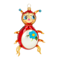 Bashful Meadow Guest | Hand-Painted Glass Ornament | Blubom 2020-097