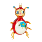 Bashful Meadow Guest | Hand-Painted Glass Ornament | Blubom 2020-097