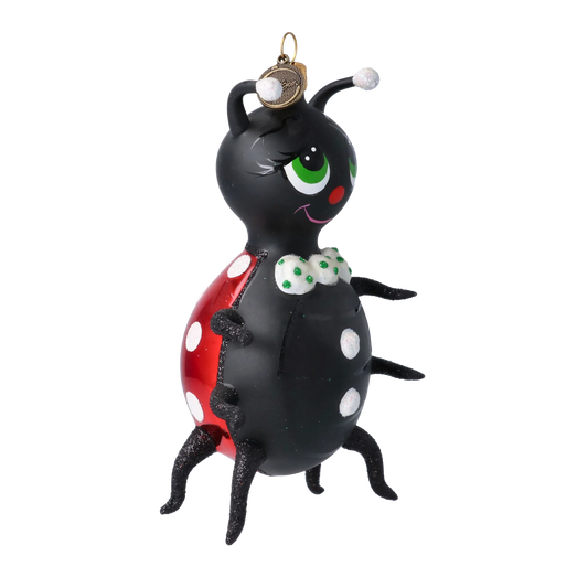 Emerald-Eyed Onyx Beetle Premium christmas glass ornament 2020-101