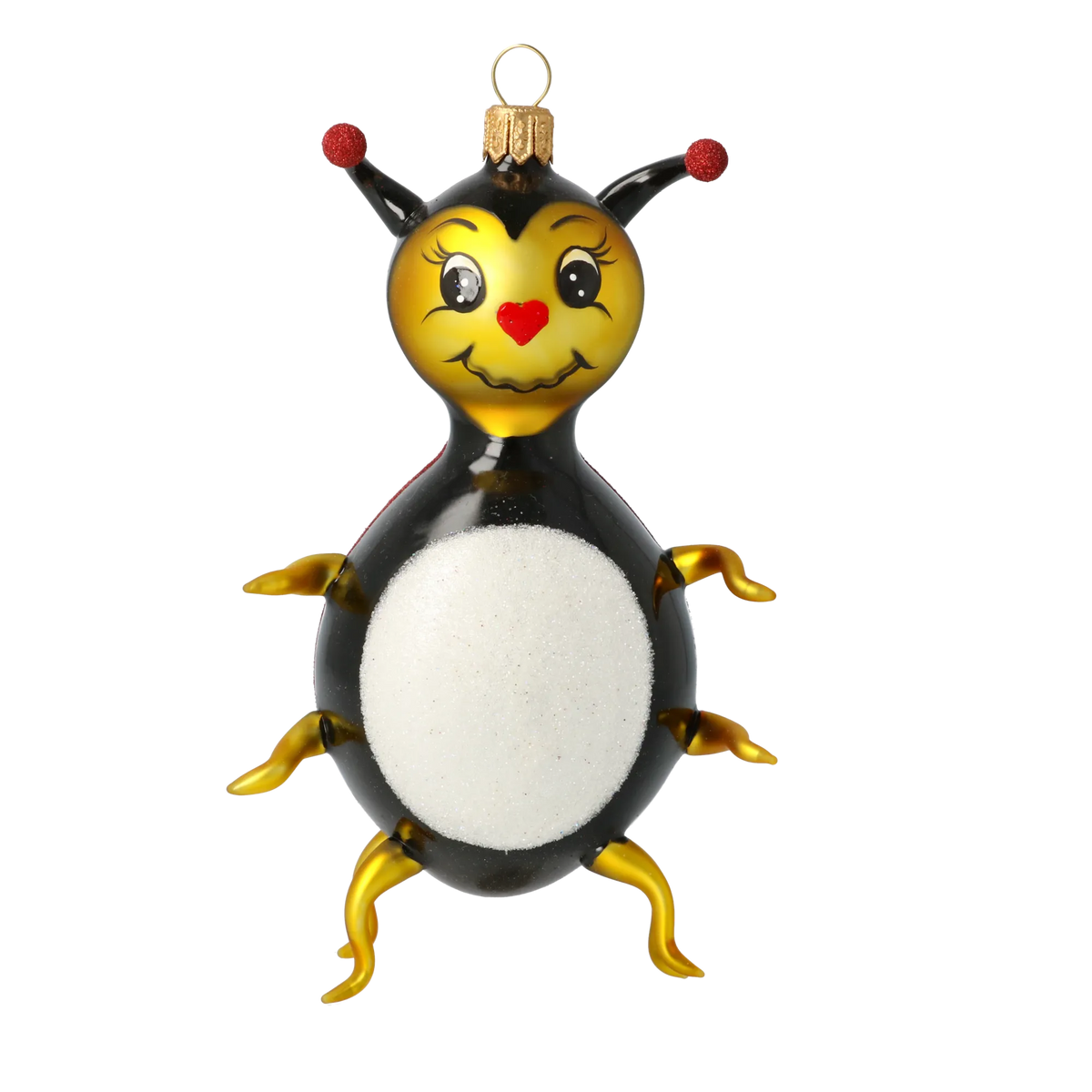 Amiable Heart Scout | Hand-Painted Glass Ornament | Blubom 2020-107