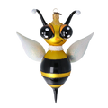 Dapper Nectar Scout | Hand-Painted Glass Ornament | Blubom 2020-111