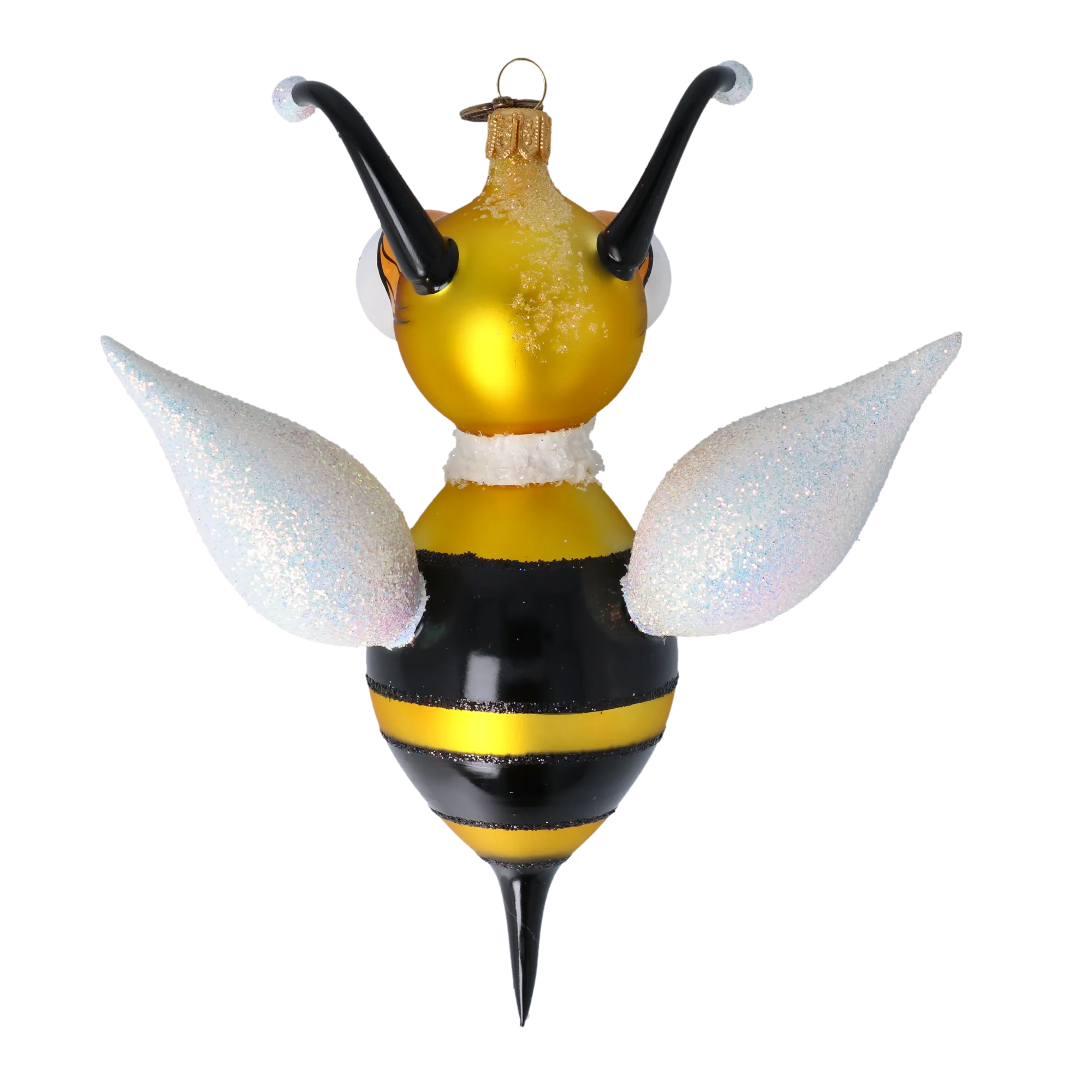 Golden Striped Wasp Premium christmas glass ornament 2020-111