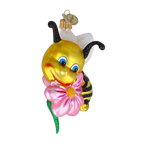 Earnest Blossom Bearer | Hand-Painted Glass Ornament | Blubom 2020-112