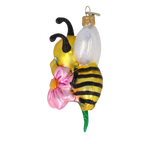 Earnest Blossom Bearer | Hand-Painted Glass Ornament | Blubom 2020-112