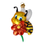 Gilded Nectar Scout | Hand-Painted Glass Ornament | Blubom 2020-113