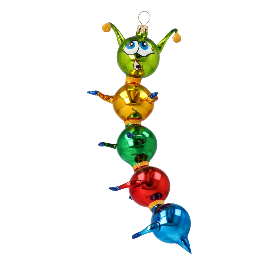 Astonished Voyager | Hand-Painted Glass Ornament | Blubom 2020-118